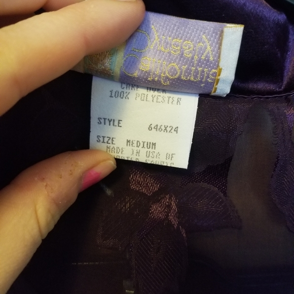 Sheer floral & satin sleep set, vintage - Picture 5 of 5